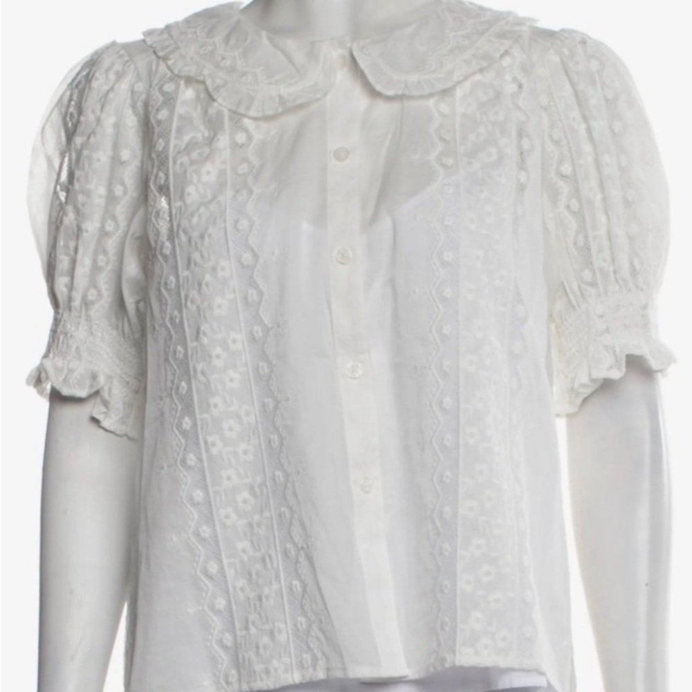 Hill house white blouse
